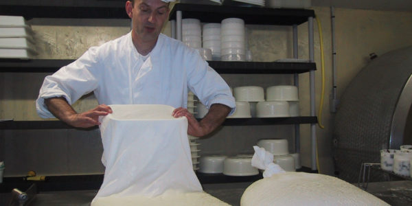 fabrication de fromage blanc à Baden